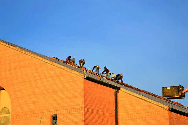 roof workers