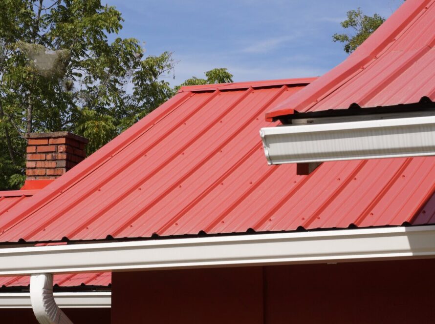 red metal roof
