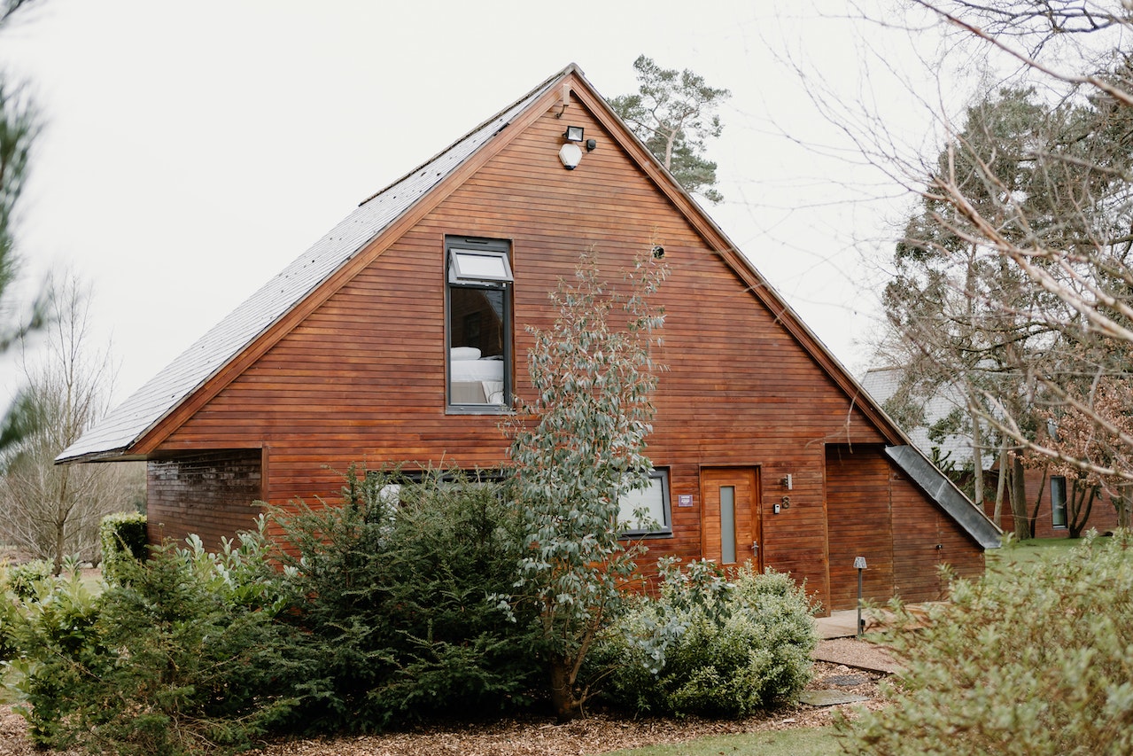 wooden house